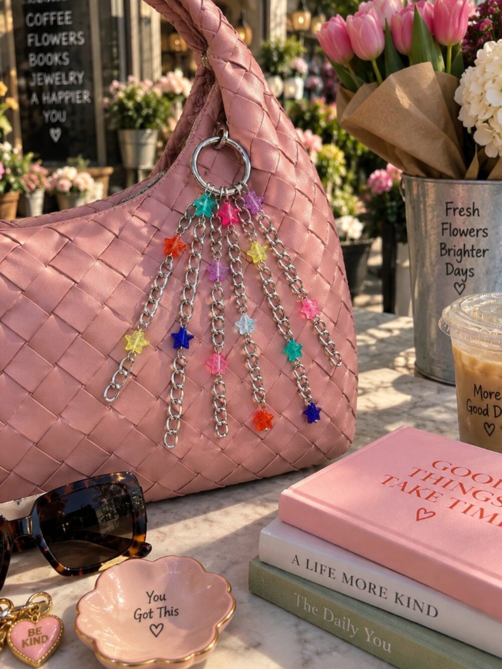 Colorful Star Bag Charm